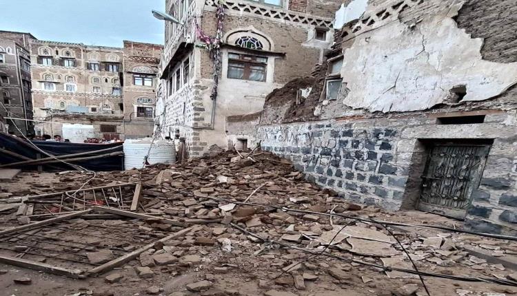 انهيار عشرات المنازل في صنعاء