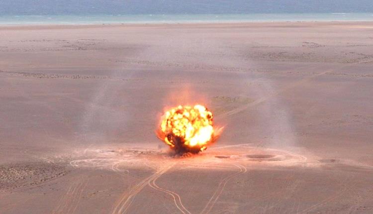 اتلاف 6621 قطعة من المخلفات الحربية في حضرموت وتعز