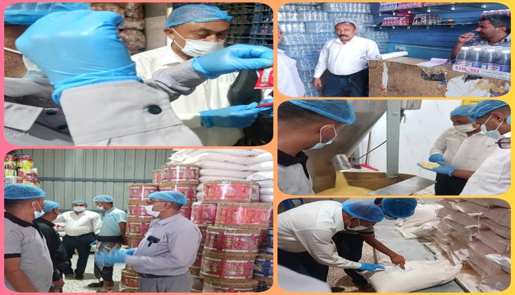 صناعة تعز تنفذ 234 زيارة ميدانية وتضبط 84 مخالفة في أسواق المدينة