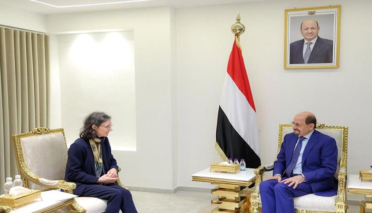 شائع يستقبل في عدن السفيرة الفرنسية لبحث التحديات 