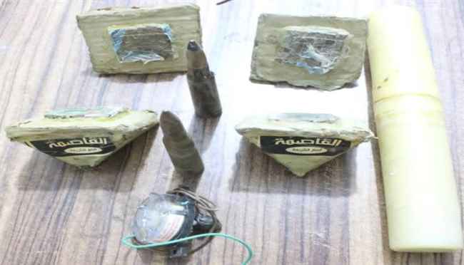 20 عبوة ناسفة بحوزة ثلاثيني بعد ضبطه في المكلا