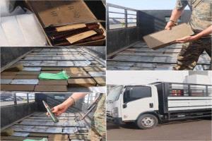 عملية نوعية تتمكن من ضبط شاحنة خطيرة في عدن 