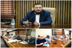 سلطة عدن تبحث آليات تحصيل الضرائب وتنمية الإيرادات 