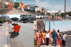 تحت شعار نظافة مدينتي مسؤوليتي.. حملة نظافة شاملة لشوارع مديرية التواهي