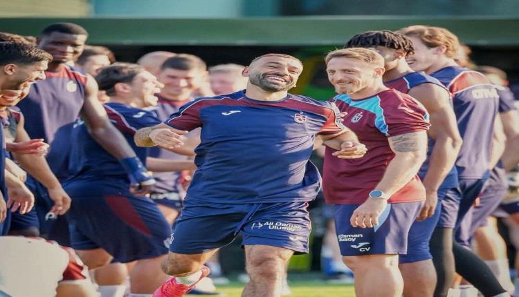 أول ظهور لمحمد صلاح في تدريبات طرابزون