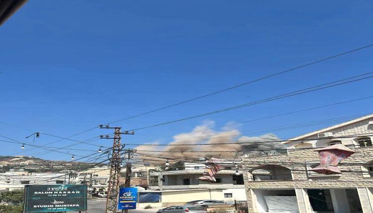 غارتان إسرائيليتان على بلدة عربصاليم جنوبي لبنان