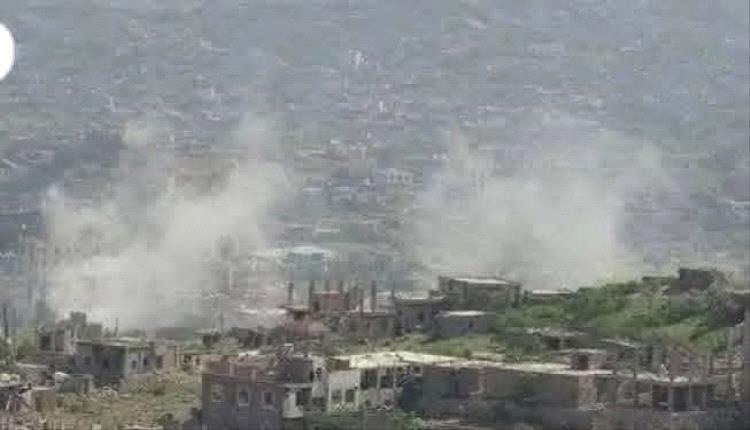 إصابة طفل بقصف حوثي على حي سكني في مدينة تعز