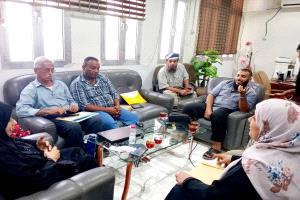 مدير عام التواهي يناقش مع مديرة التخطيط والتعاون الدولي المشاريع المنجزة والجاري تنفيذها بالمديرية