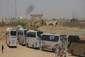 قصف حوثي يستهدف ميناء الوديعة البري