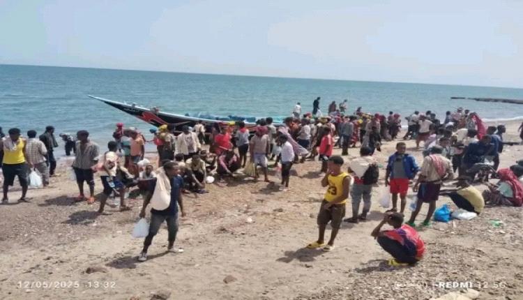  أكثر من 21 ألف مهاجر أفريقي وصلوا اليمن خلال يناير
