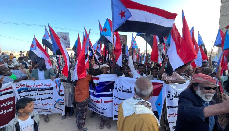 فعالية جماهيرية مؤيدة للانتقالي الجنوبي في المهرة.. صور