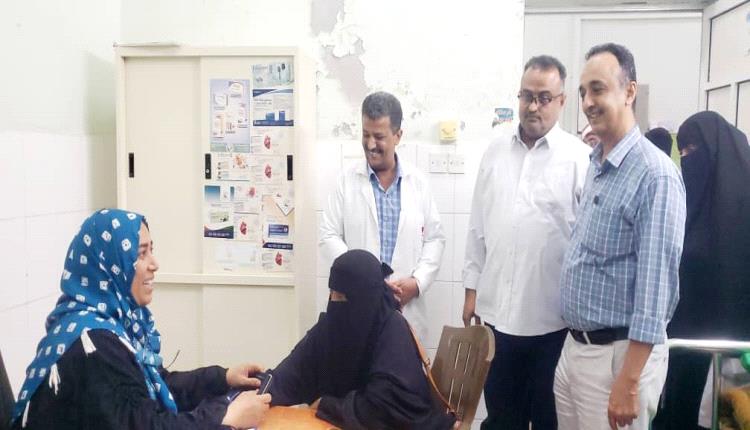 تدشين المخيم الطبي المجاني في مديرية التواهي بالعاصمة عدن بحضور قيادات الصحة والسلطة المحلية #اليمن 