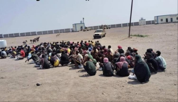 شبوة: ضبط 180 مهاجراً غير شرعي قبالة سواحل رضوم