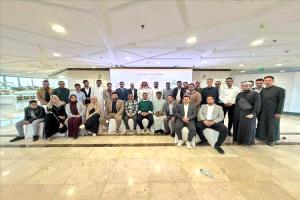 أول صورة لطاقم قناة الجنوب اليوم مع السفير السعودي في الرياض