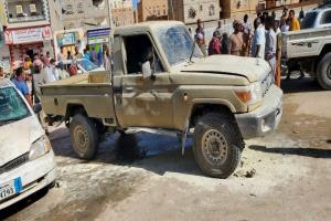 انفجار عبوة ناسفة يستهدف آلية عسكرية في سيئون