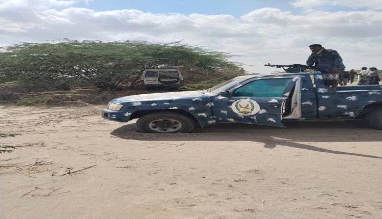 أمن أبين يستعيد سيارة لمنظمة دولية تحمل كلاب بوليسية بعد ساعتين من اختطافها