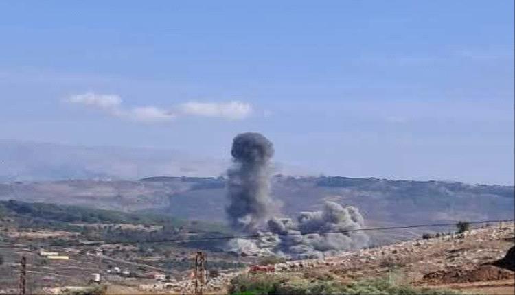 إسرائيل تقصف بنى تحتية لحزب الله جنوب لبنان