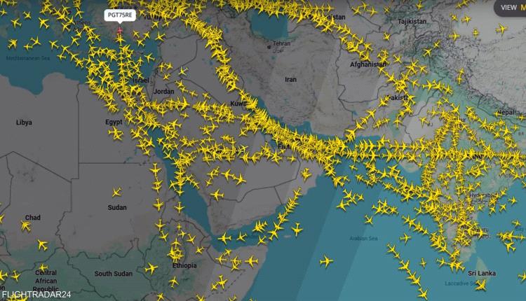 إيران تعيد فتح مجالها الجوي بعد إغلاق 5 ساعات 
