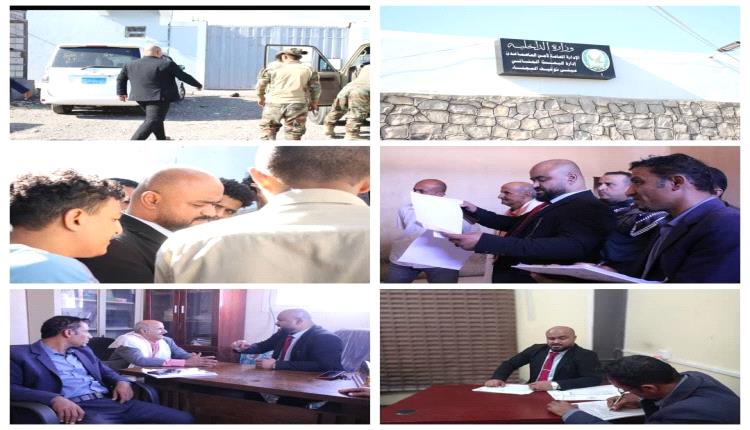 وكيل نيابة الأمن والبحث يتفقد السجون وأماكن الاحتجاز في عدن بتوجيه من النائب العام