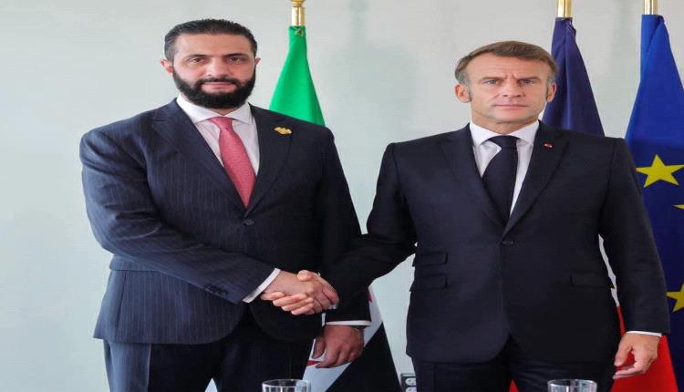 الرئاسة السورية تعلن عن زيارة مرتقبة لماكرون إلى دمشق 