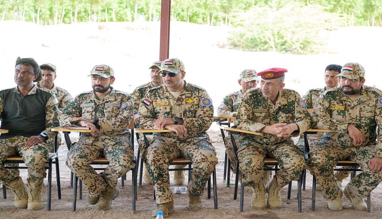 صالح يشهد العمليات التعرضية في الفرقة الخامسة مشاة بالمقاومة الوطنية