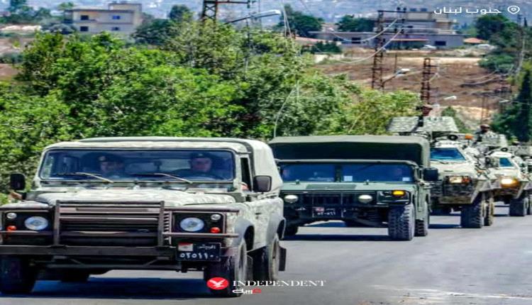 الجيش اللبناني يبدأ الانتشار في المناطق التجريبية جنوب البلاد