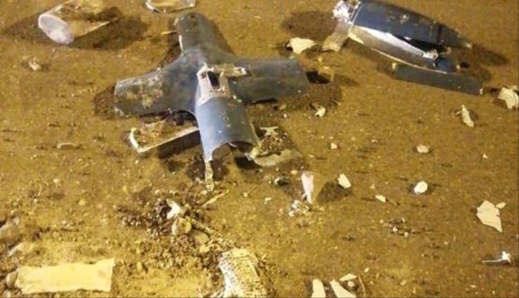 انفجار طائرة حوثية عقب إطلاقها شرق تعز بالتزامن مع إطلاق صاروخين من قاعدة طارق