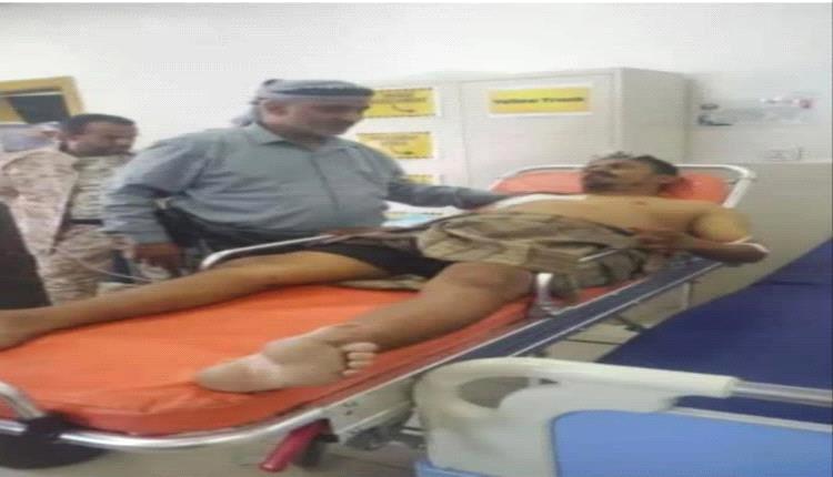 قصف جوي حوثي على اللواء الرابع حزم بطور الباحة 