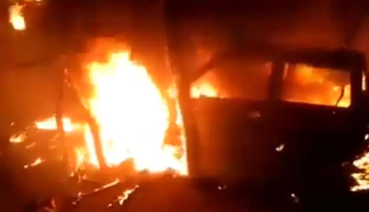 إجرام حوثي بحق مواطن في الجوف.. إحراق منزله وتشريد أسرته