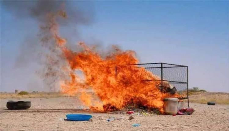اتلاف كميات كبيرة من المؤثرات العقلية والمواد المخدرة في شبوة