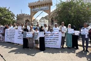 وقفات احتجاجية تندد باغتيال الصحفي عيضة وتطالب بمحاسبة الجناة