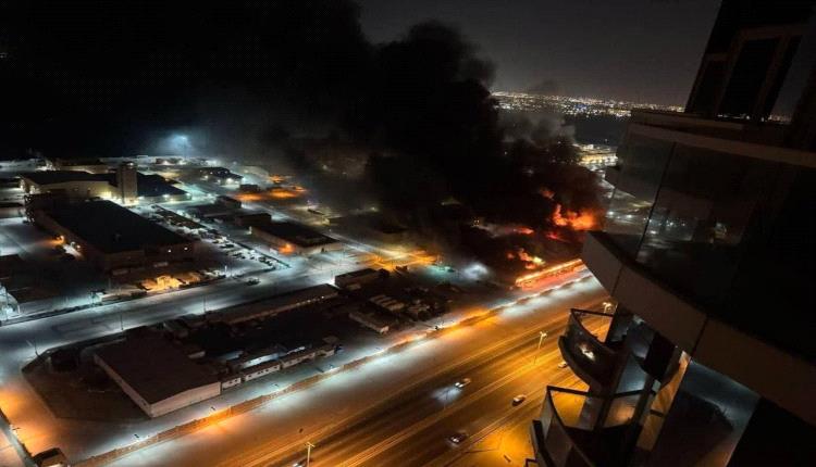 البحرين: هجوم إيراني يستهدف منشأة بحرية بالقرب من ميناء سلمان