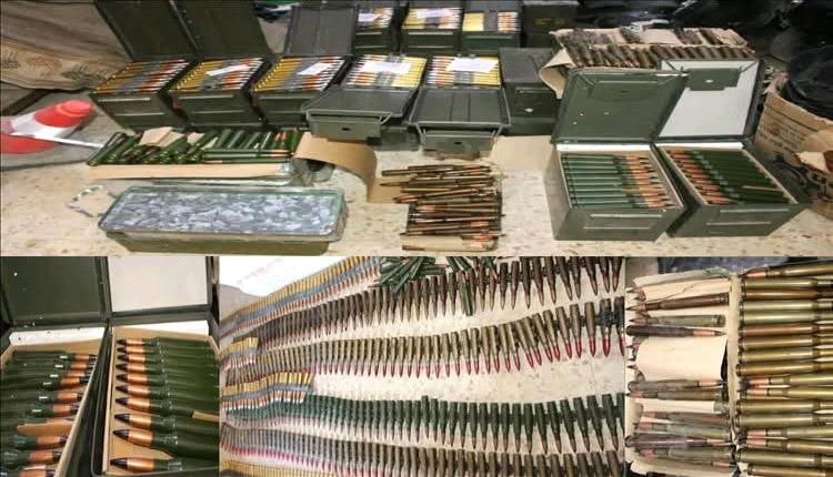 ضبط كمية كبيرة من الأسلحة والذخائر في حضرموت