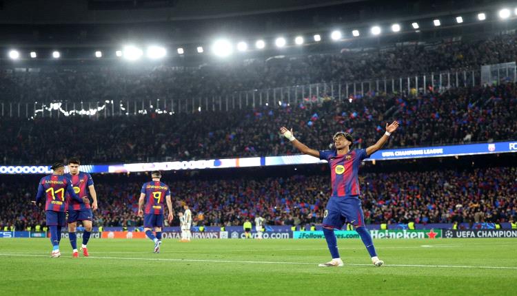 برشلونة يكتسح نيوكاسل ويخطف بطاقة التأهل لربع نهائي دوري أبطال أوروبا