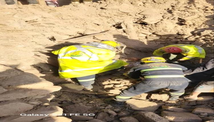 انهيار منزل مفاجئ في صنعاء والضحايا  شابين وامرأة 