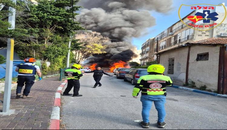 إصابة 8 أشخاص في إسرائيل بعد رشقة صاروخية إيرانية  