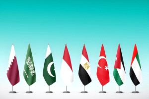 صدور بيان مشترك لـ الإمارات والأردن وتركيا ومصر وإندونيسيا وباكستان والسعودية وقطر