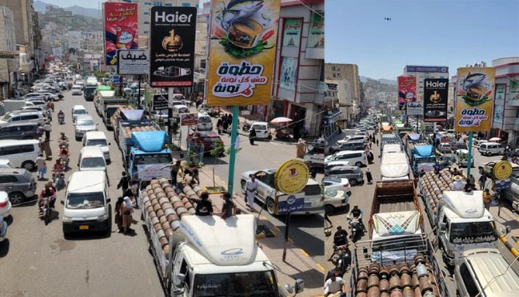تفاقم أزمة الغاز في تعز والوكلاء يصعّدون احتجاجاتهم 