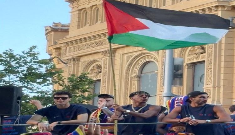 رد فعل لامين يامال بعد الهجوم الإسرائيلي عليه