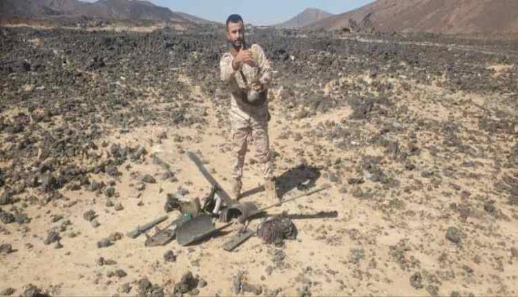 قوات الشرعية تعلن احباط هجوم جوي وإسقاط طائرة مفخخة
