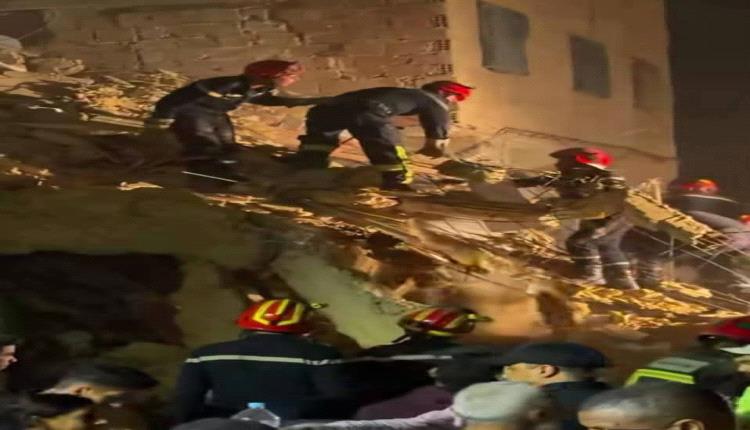 وفاة 11 شخص جراء انهيار مبنى في فاس بالمغرب 