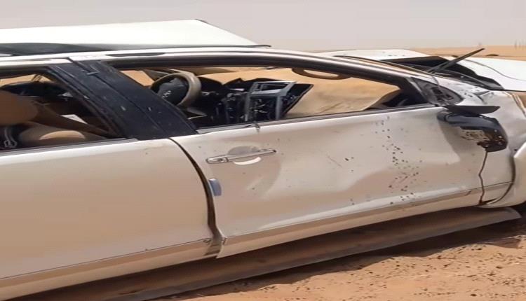 وفاة مغتربين عائدين من السعودية لقضاء إجازة العيد بحادث مروع في صافر