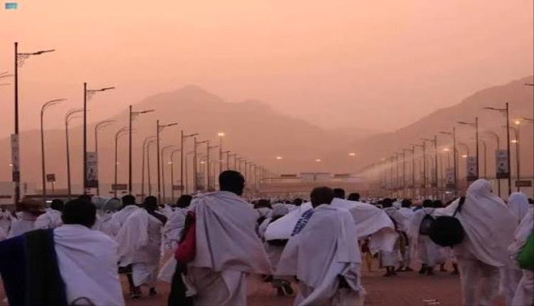 حجاج اليمن ينفرون الى مزدلفة