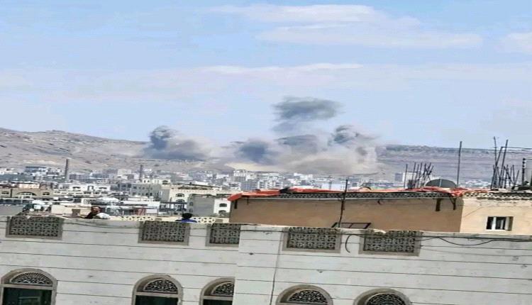 غارات جوية مركزة تستهدف جبل النهدين وعطان في صنعاء 