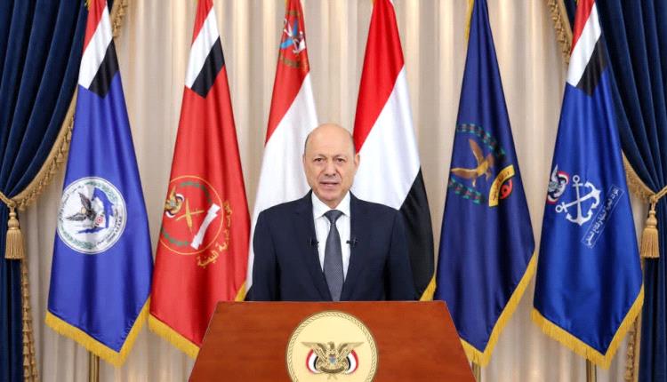 العليمي يعلن بدء العمليات العسكرية ضد الحوثيين بعد استنفاد فرص التهدئة