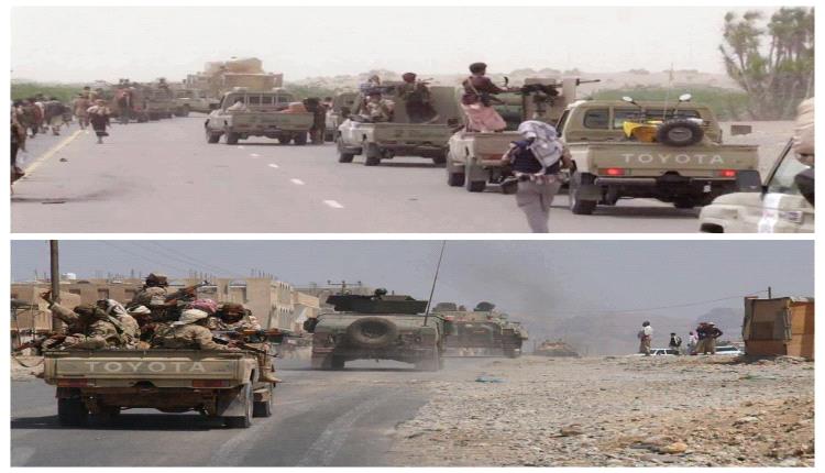 العمالقة الجنوبية تدخل مدينة المخا وتبدأ بتمشيط احياءها