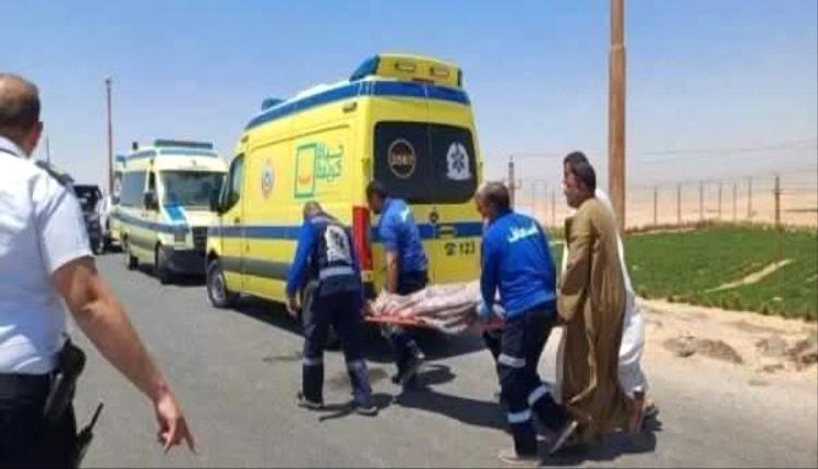 وفاة شخص وإصابة 25 بحادث مروع بالجيزة