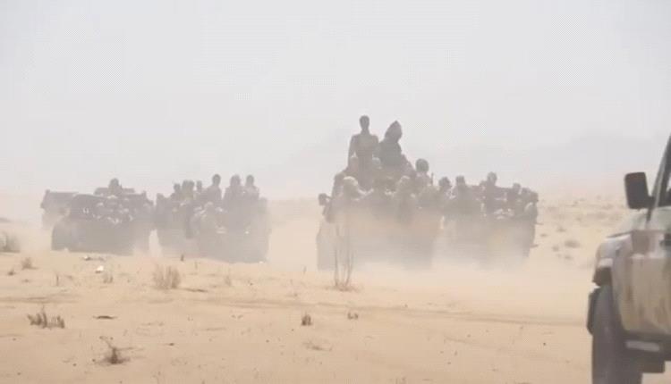 القوات المسلحة تدخل مديرية المجزر شمال مأرب وفرار جماعي لعناصر الحوثي