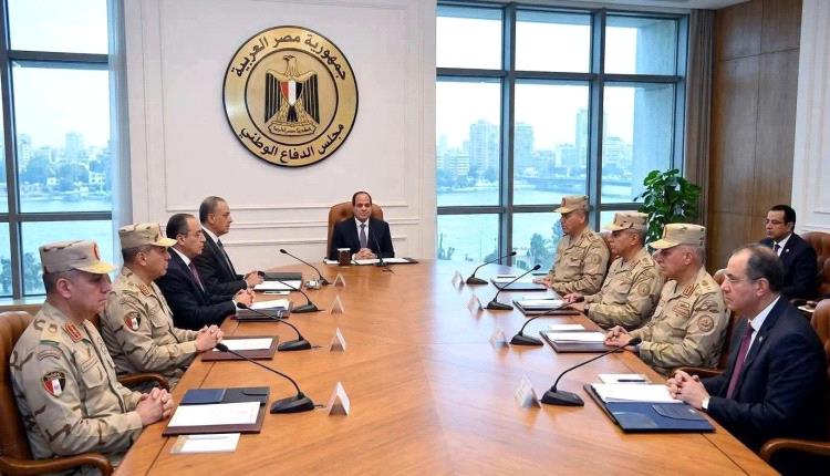 مجلس الدفاع الوطني المصري يعلن تقديم كافة أشكال الدعم اللازمة للسعودية