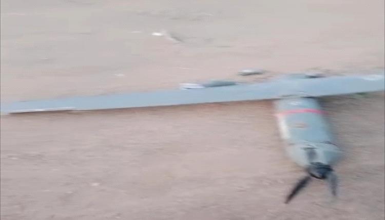 العمالقة تعلن إسقاط طائرة حوثية مجنحة في الساحل